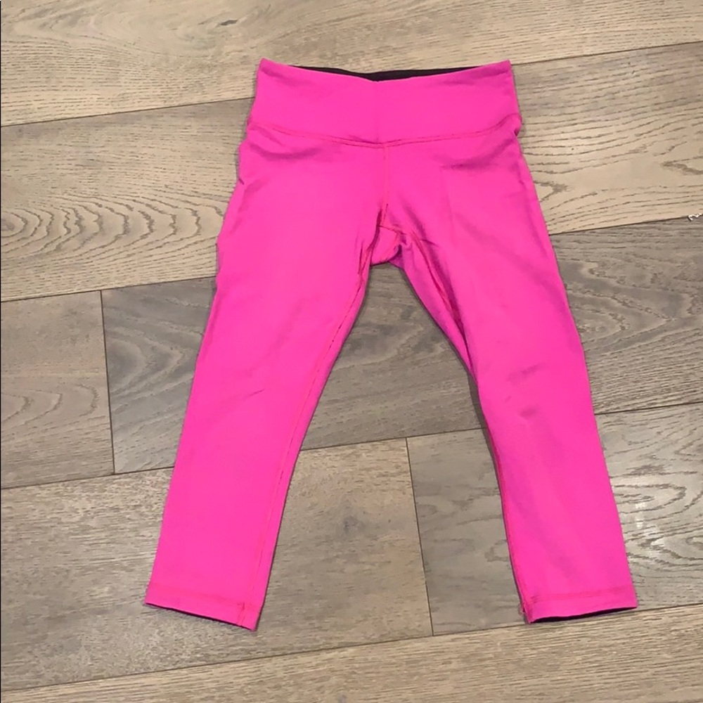 Pink Lululemon Crops